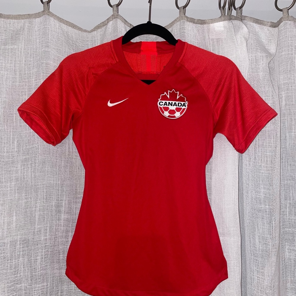 Nike Women's Red Soccer Jersey